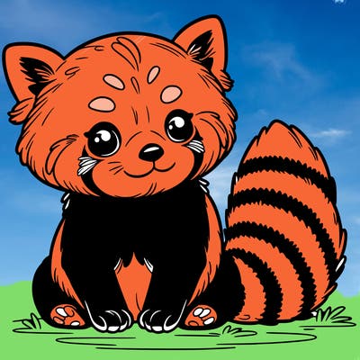 red panda