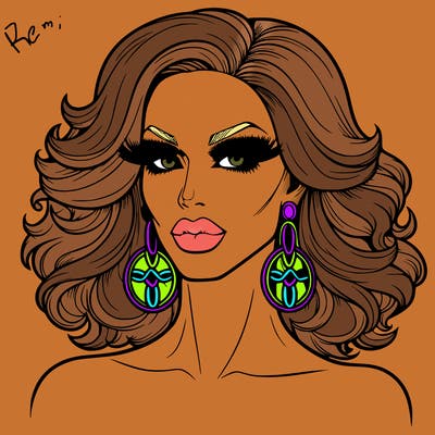 realistic drag queen