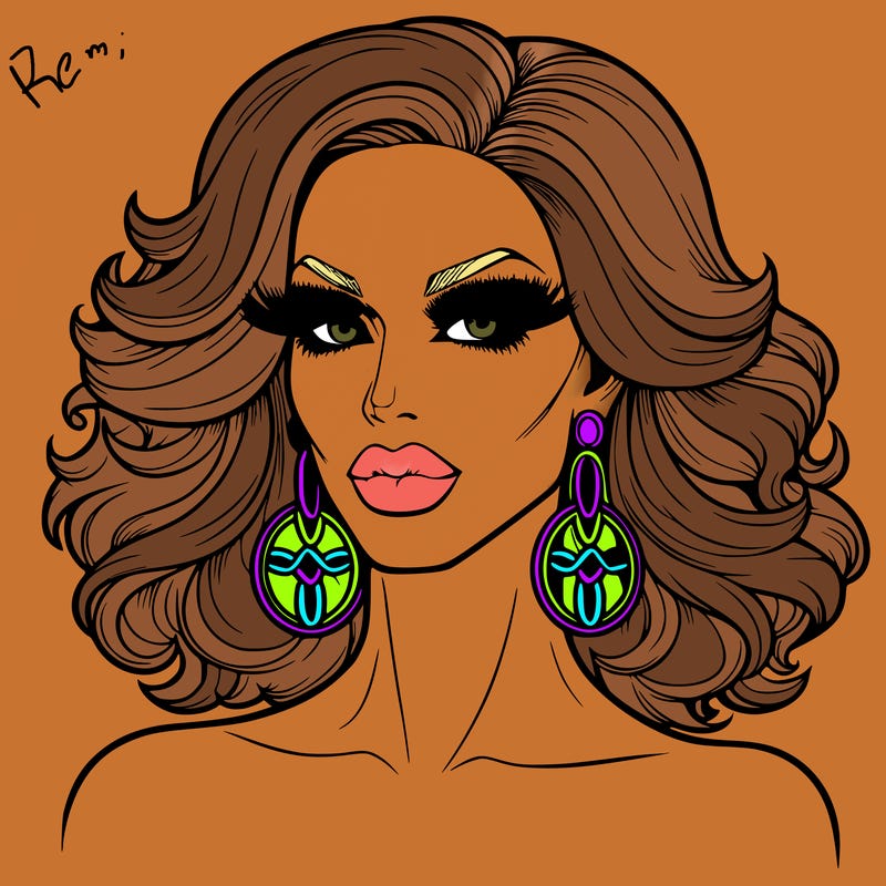 realistic drag queen