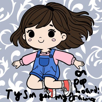 girl in jumper jumping