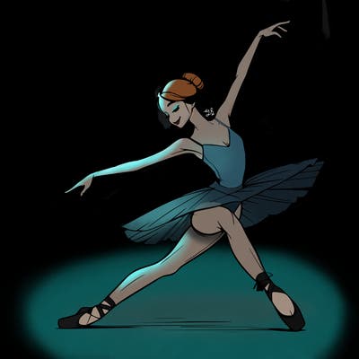 ballerina realistic aesthetic