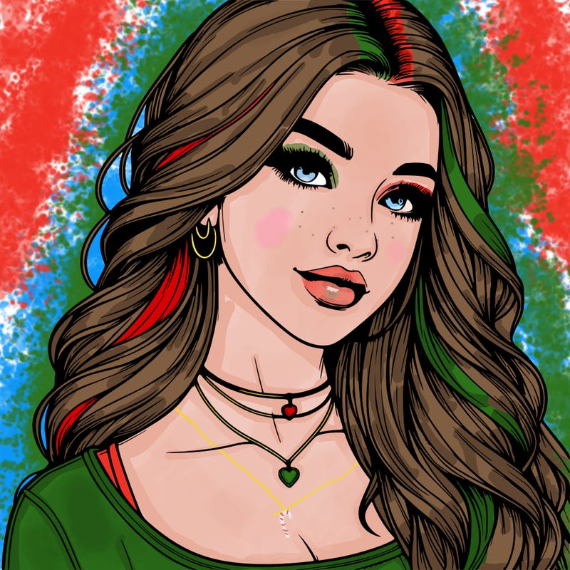 detailed realistic girl