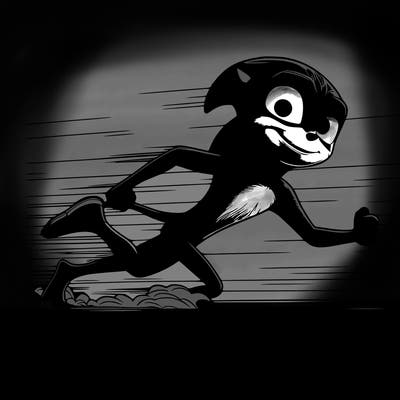 sonic realistic movie with an