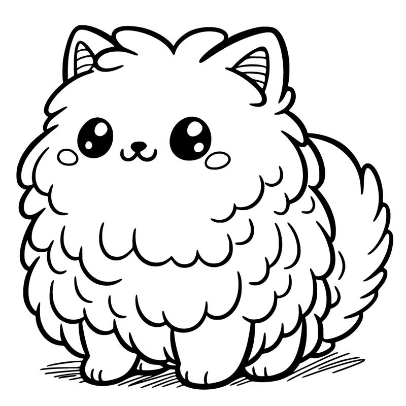 cute fluffy cat