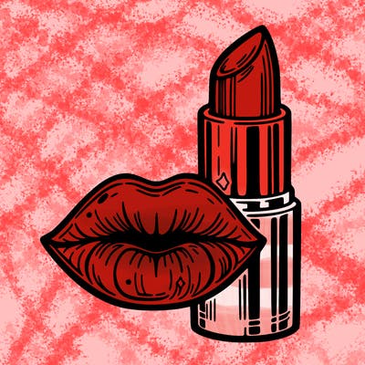 lips and lipstick