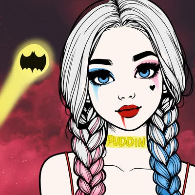 realistic girl with braids