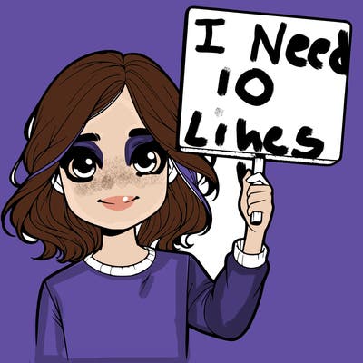 realistic girl holding up a sign