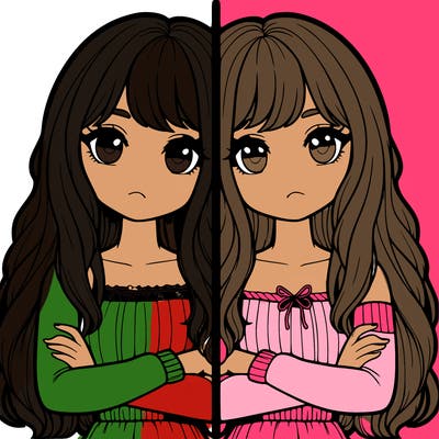 realistic girls split