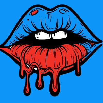 lips that look realistic and drip