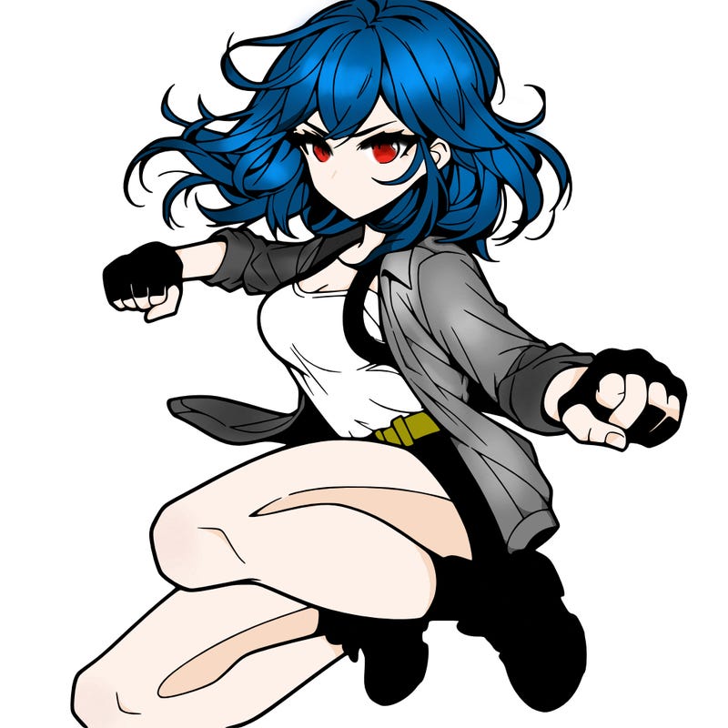 manga character female action