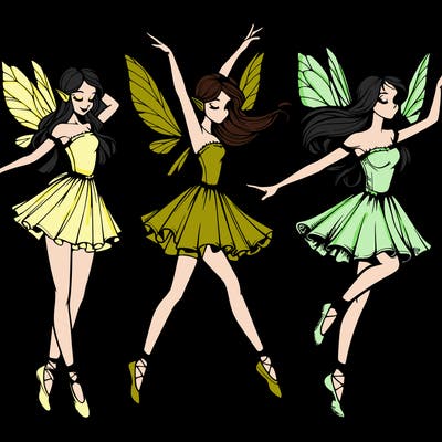 realistic dancing fairy