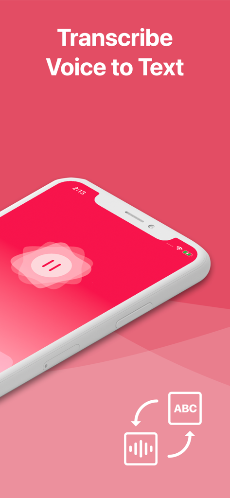 Transcribe Recorder - Memo - Productivity App | MWM