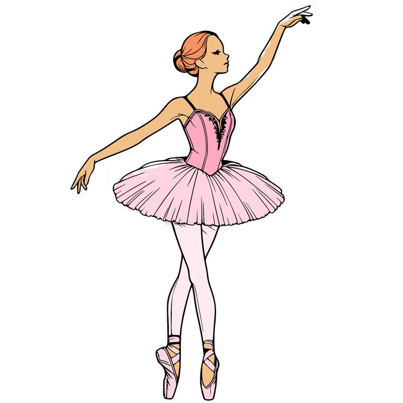 realistic ballerina