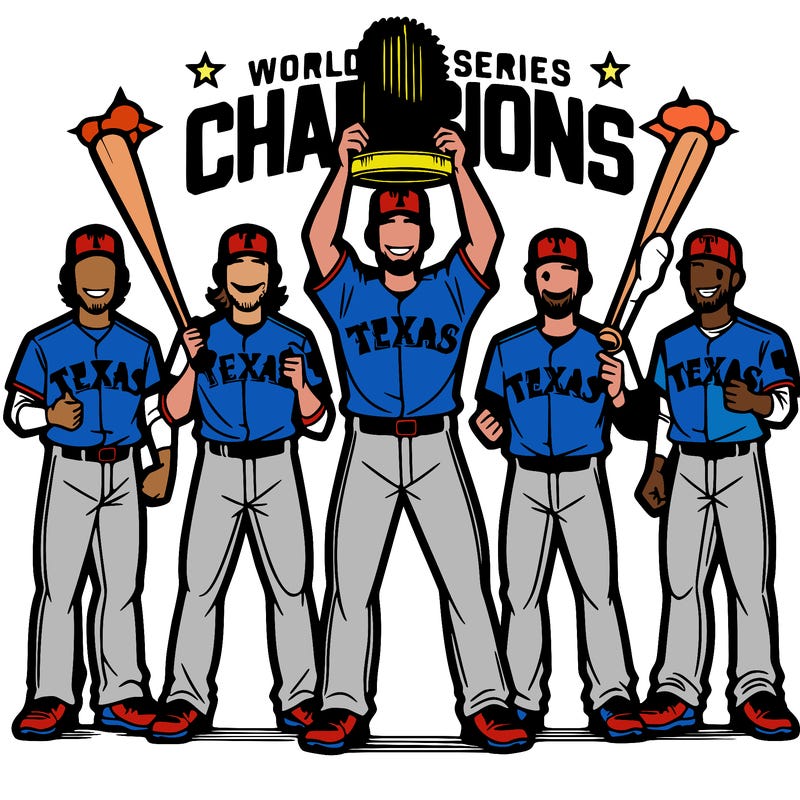 texas rangers world series champions