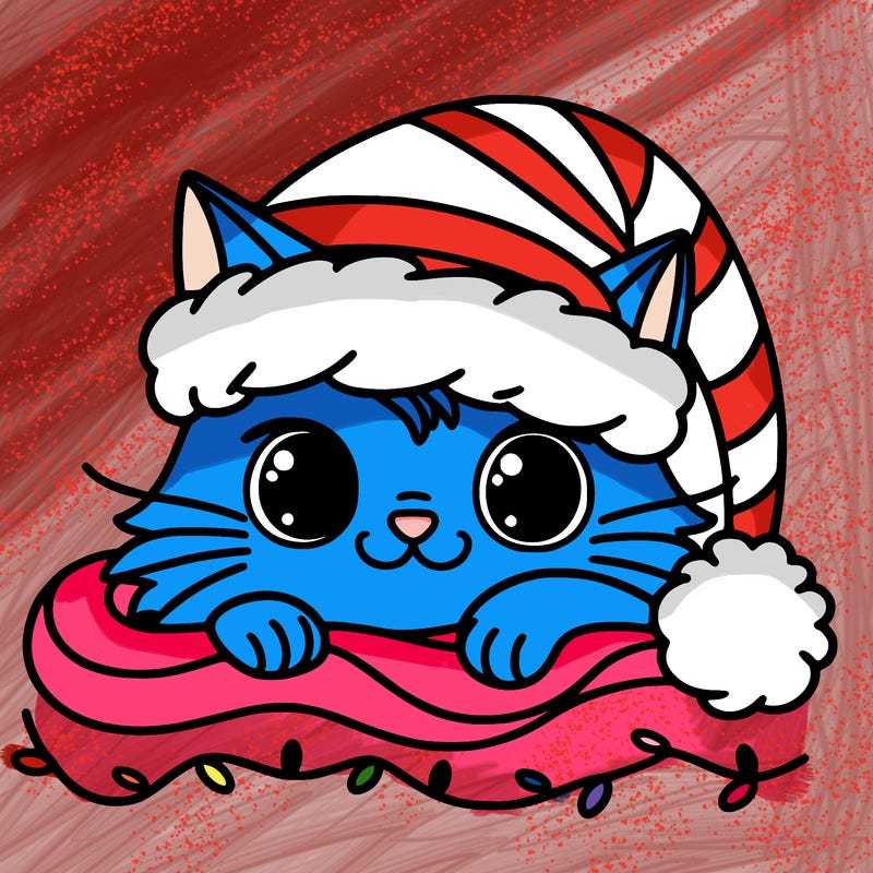 cat christmas