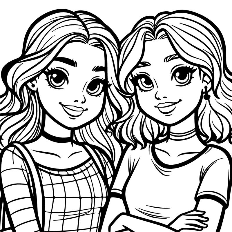 teenage best friends girls