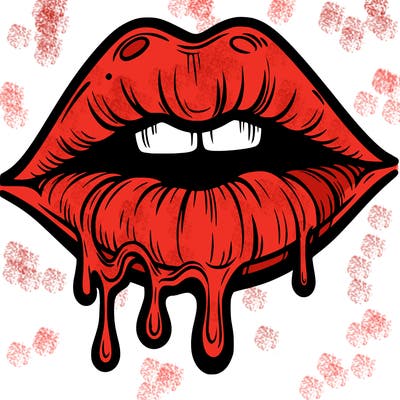 lips that look realistic and drip