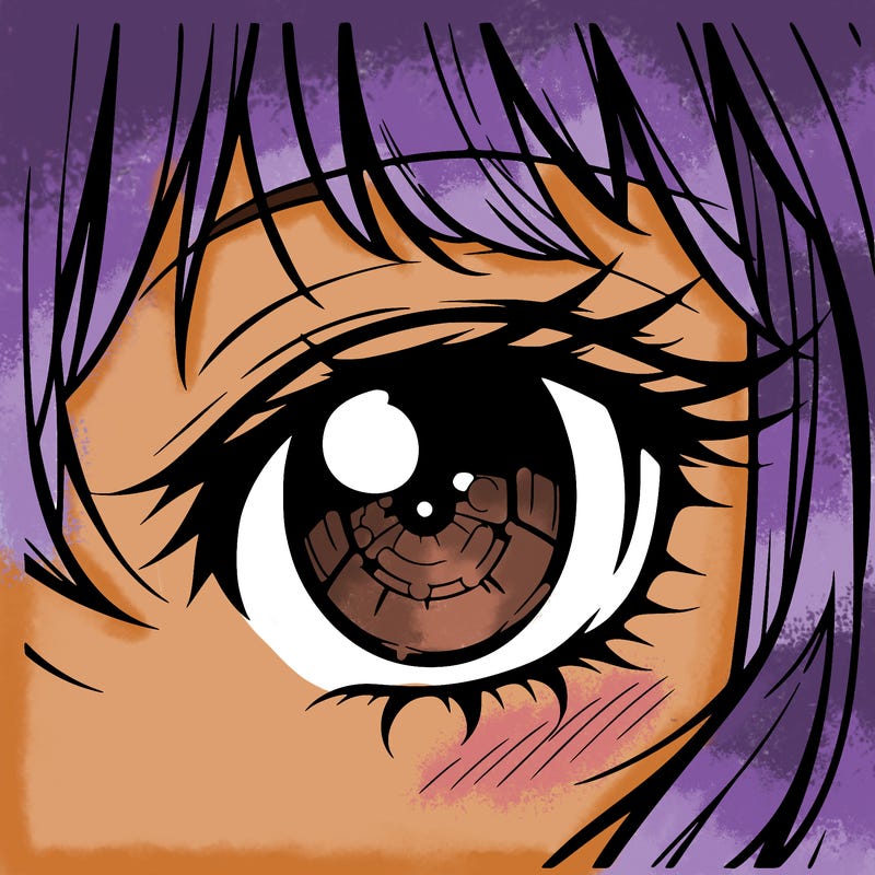 anime girl eye
