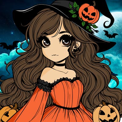 realistic girl halloween