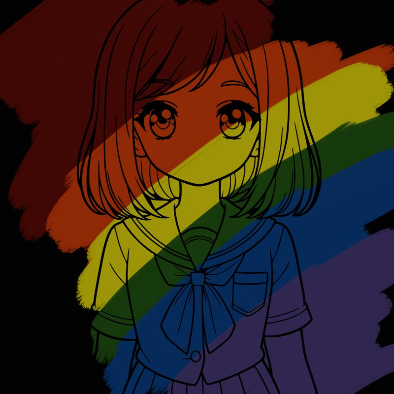 a girl in a school uniform