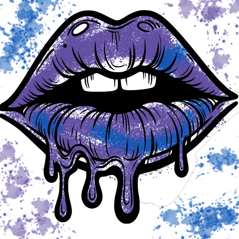 lips that look realistic and drip