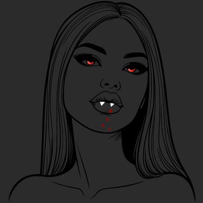 realistic woman with full lips