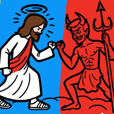 jesus versus the devil