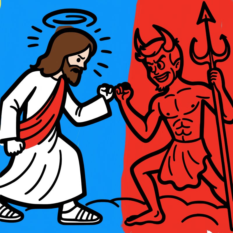 jesus versus the devil