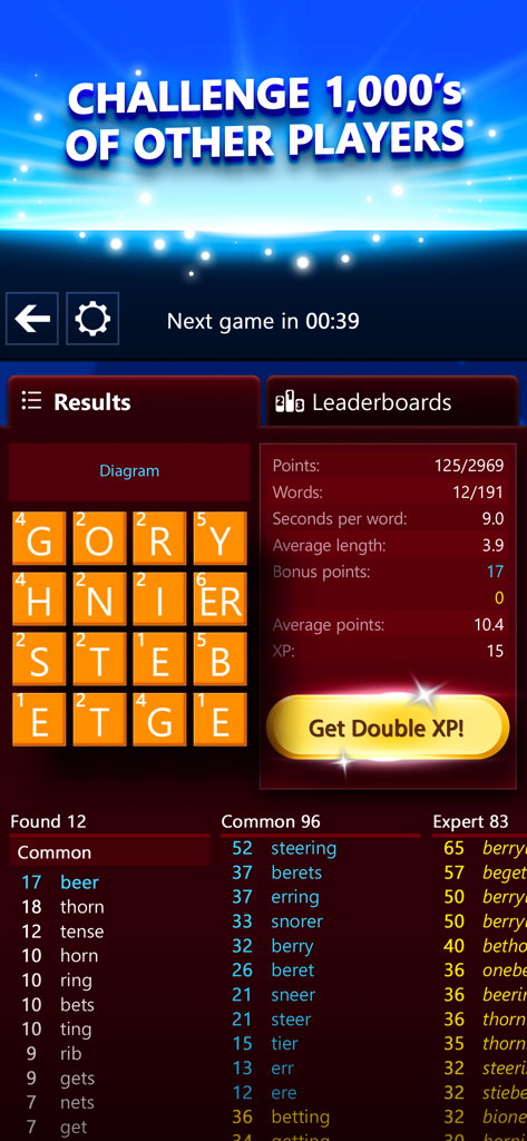 Microsoft Wordament - 