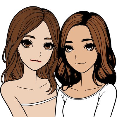 two realistic girls