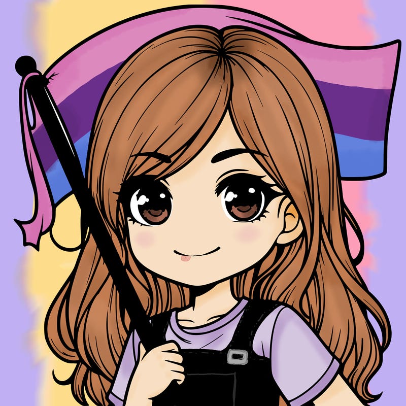 realistic girl holding a blank flag