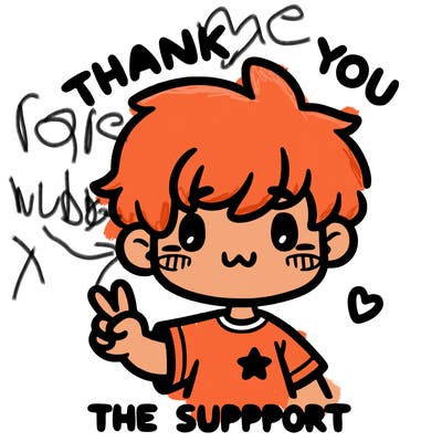 thank you for the support