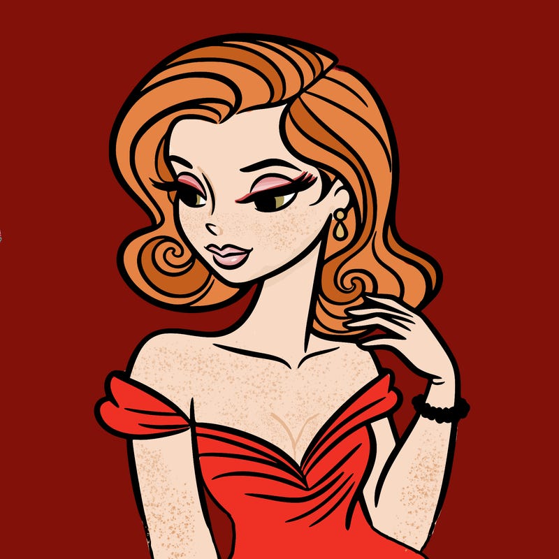 an elegant woman