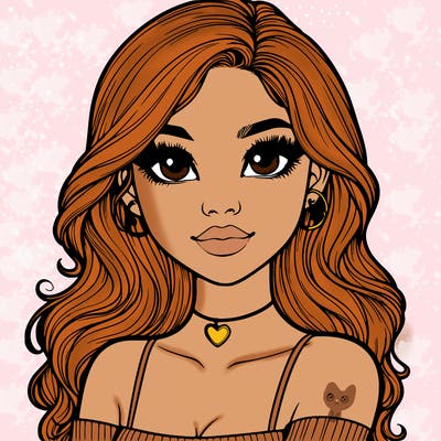 realistic pretty girl