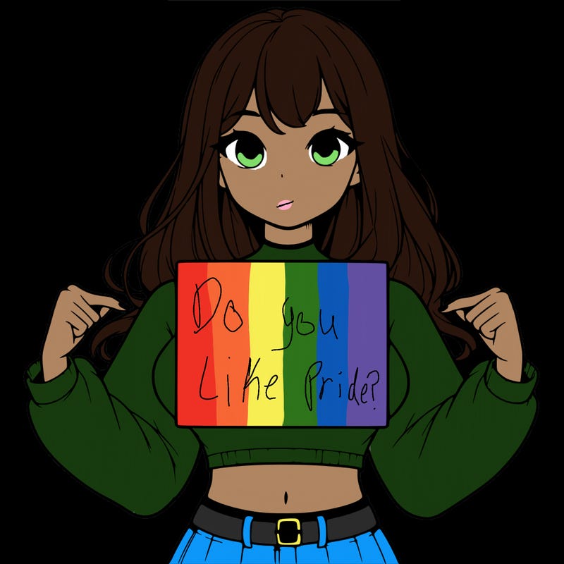 girl holding a blank sign in a long sleeve crop top