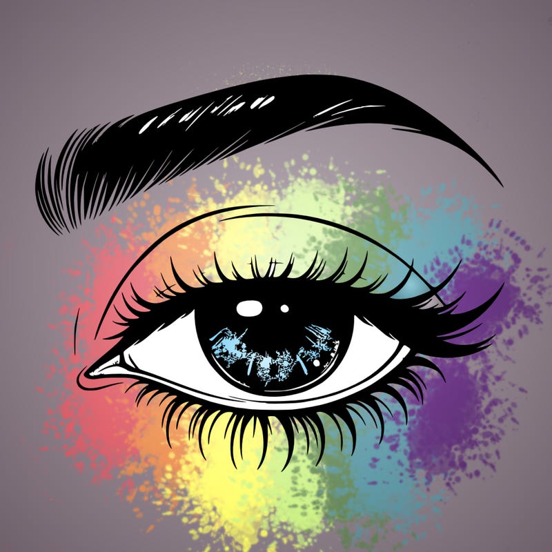 eye closed realistic