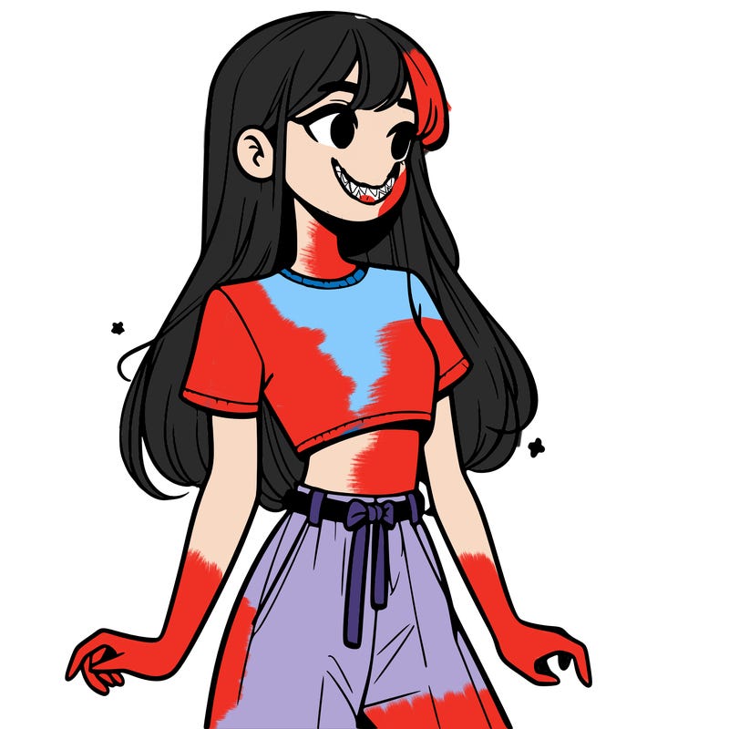 girl in a cute crop top