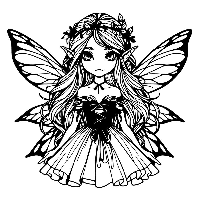 dark fairy realistic
