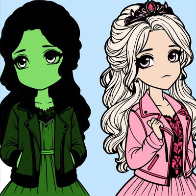 a princess with a jacket realistic