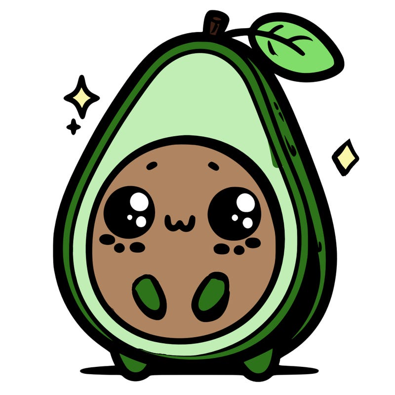 cute avocado