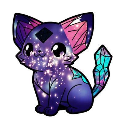 crystal kitten