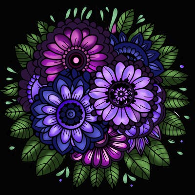 mandala flowers
