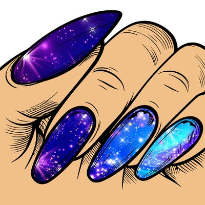 realistic nails