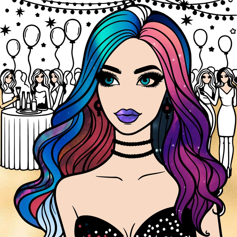 the best looking girl at party