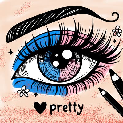 pretty eye