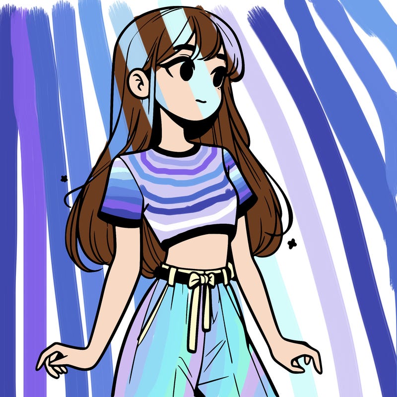 girl in a cute crop top