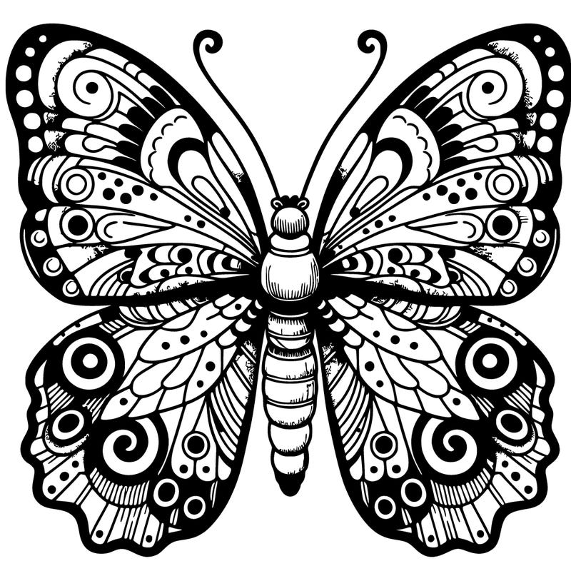 detailed big butterfly