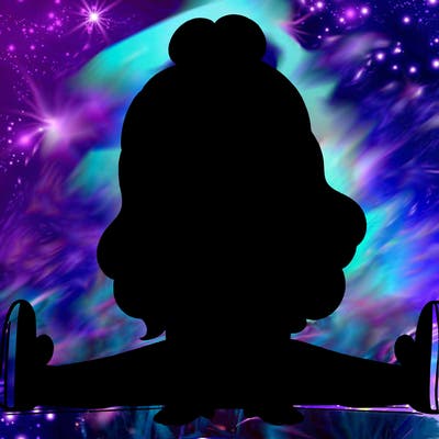 a girl doing the splits