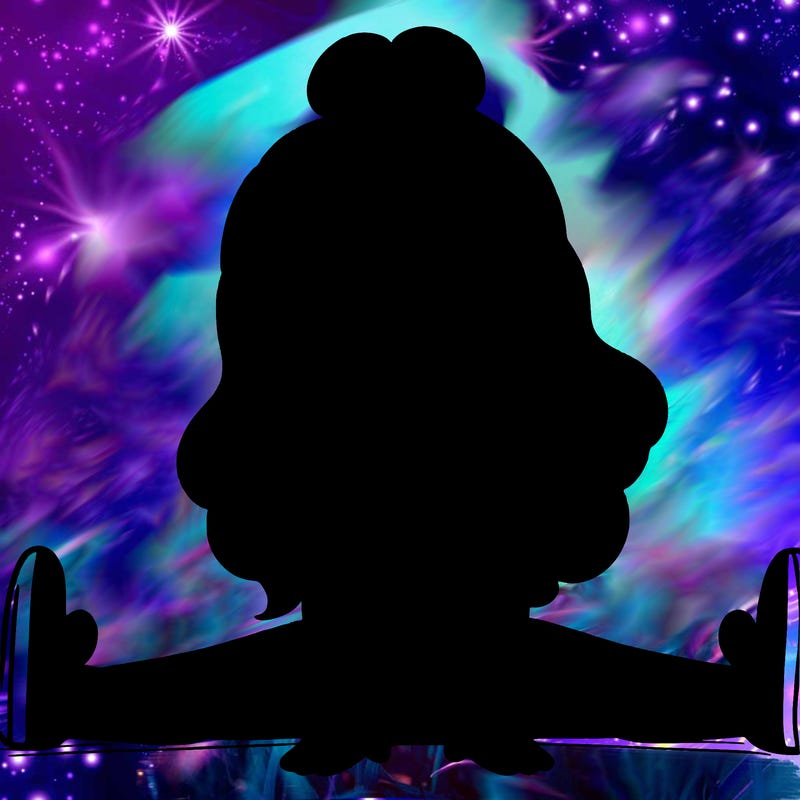 a girl doing the splits