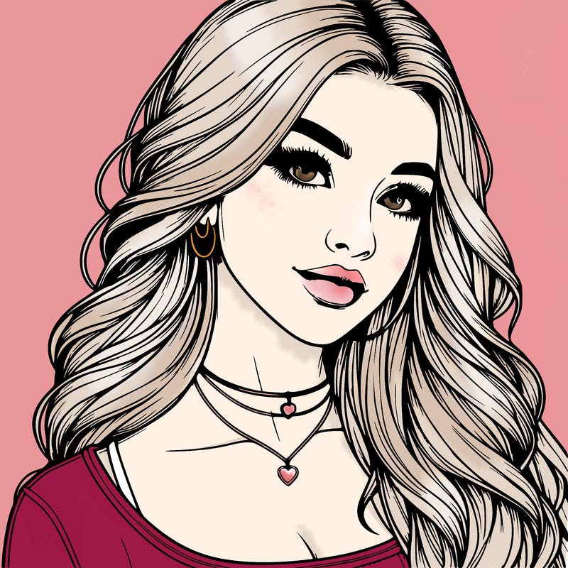 detailed realistic girl